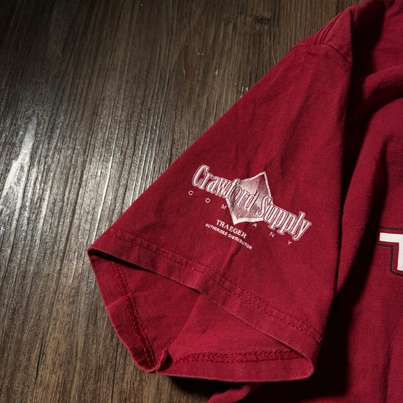 Mens‎ Oklahoma OU Traeger Grills Team Graphic T Shirt Red M/M/M - Picture 5 of 6